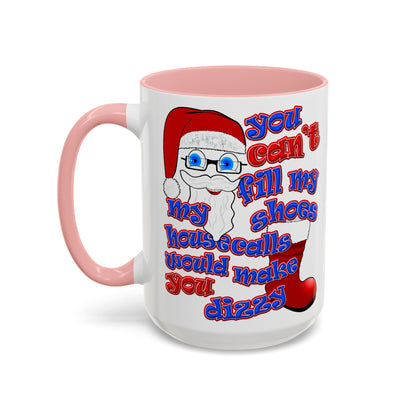 santa's shoes - Accent Mug (white)