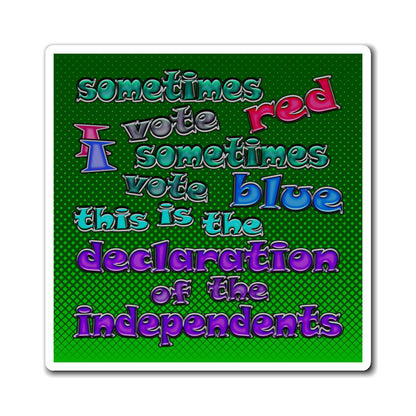 declaration of the independents - Magnets - (logo green)