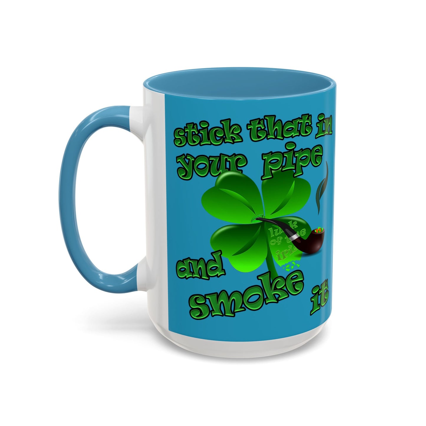 celtics logo - Accent Mug (turquoise)