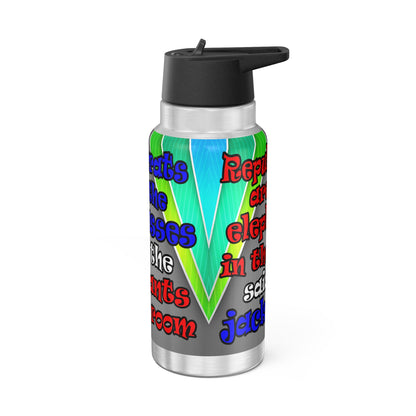 donkeys and elephants - Gator Tumbler, 32oz  (rainbow split)