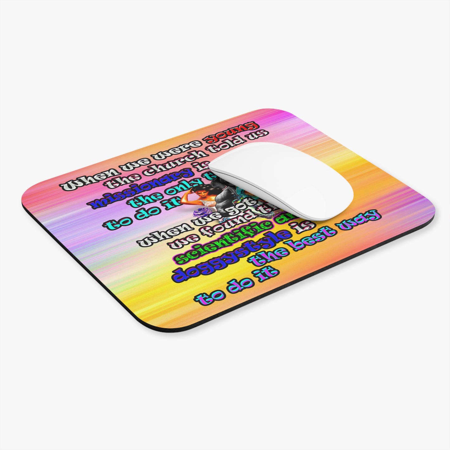 doggystyle - Mouse Pad (Rectangle) (color blur)