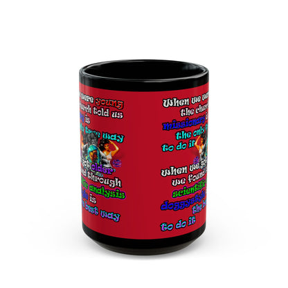 doggystyle - Black Mug (dark red)