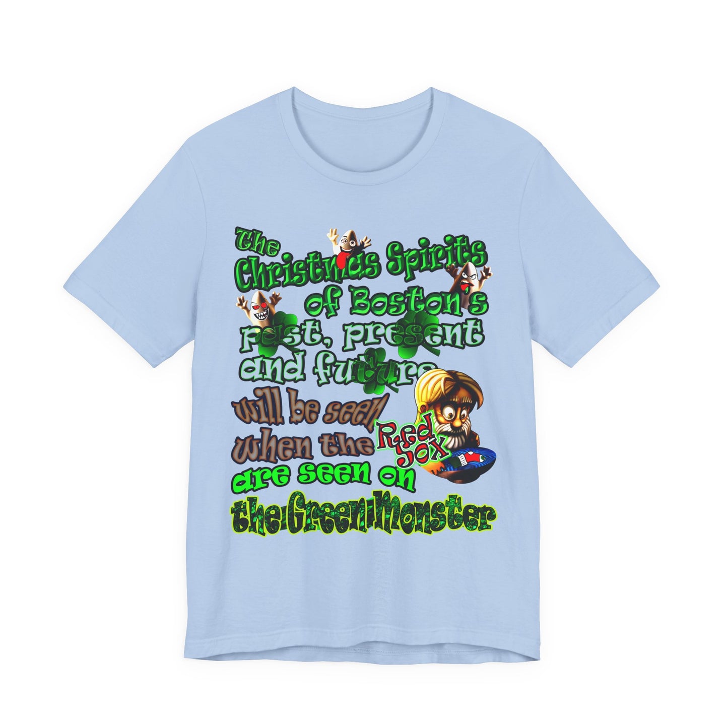 christmas spirits of boston - Unisex Jersey Short Sleeve Tee