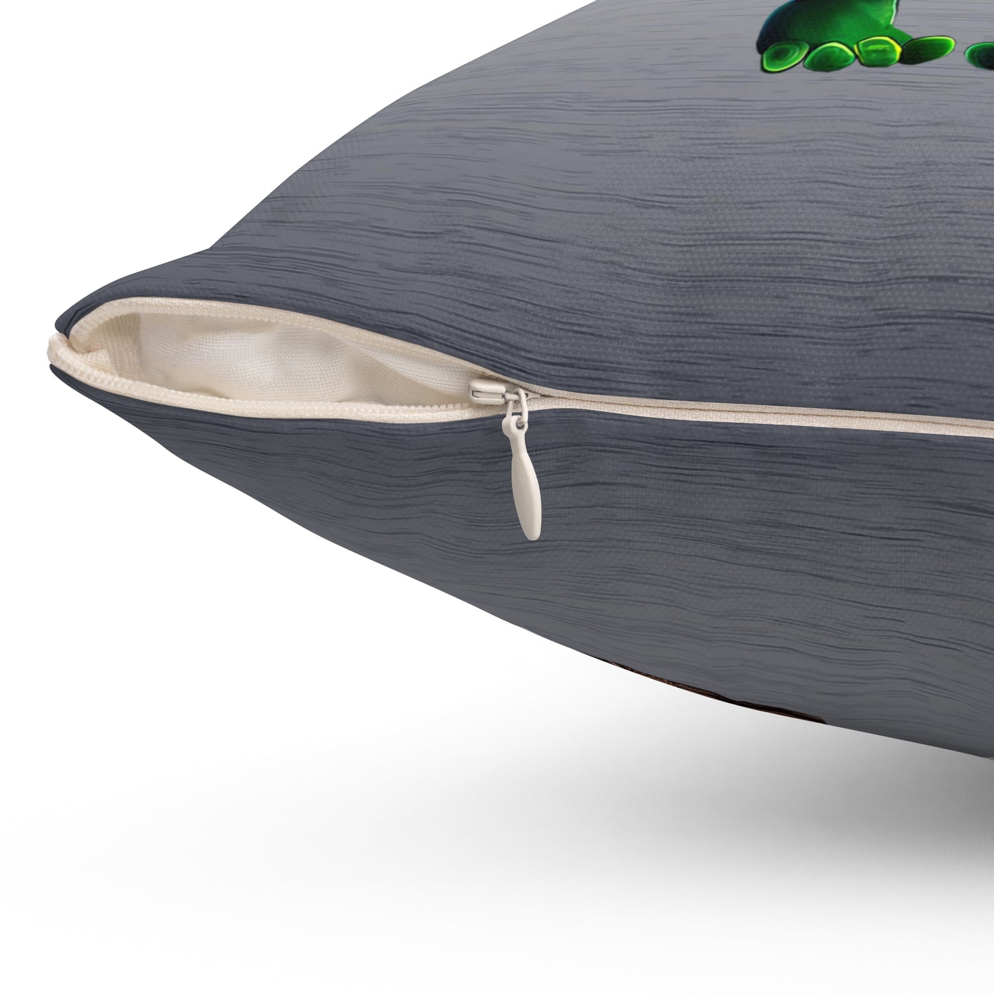 I don't care that your grey - Spun Polyester Square Pillow - (brushed nickel)