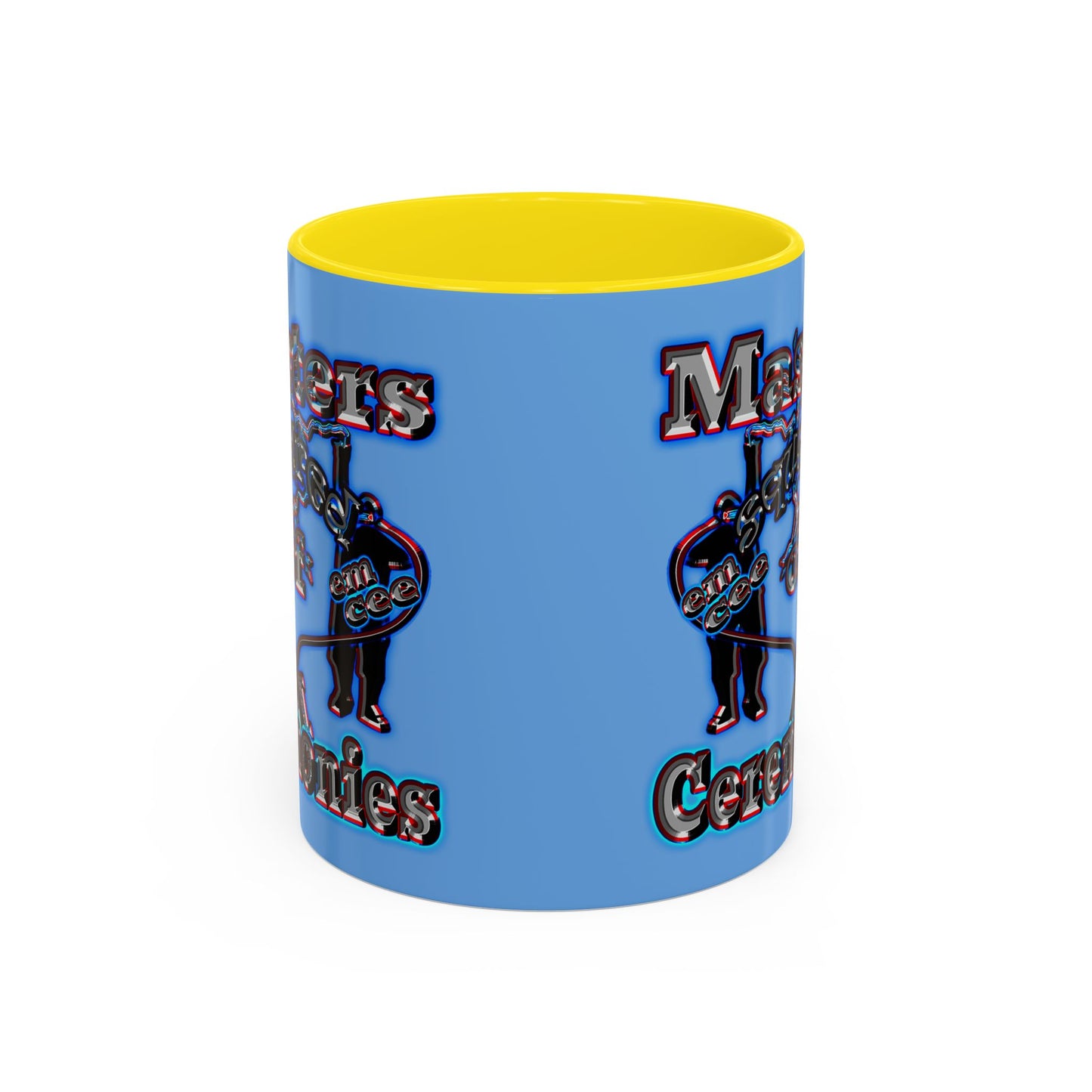 em cee squared - Accent Mug (light blue)