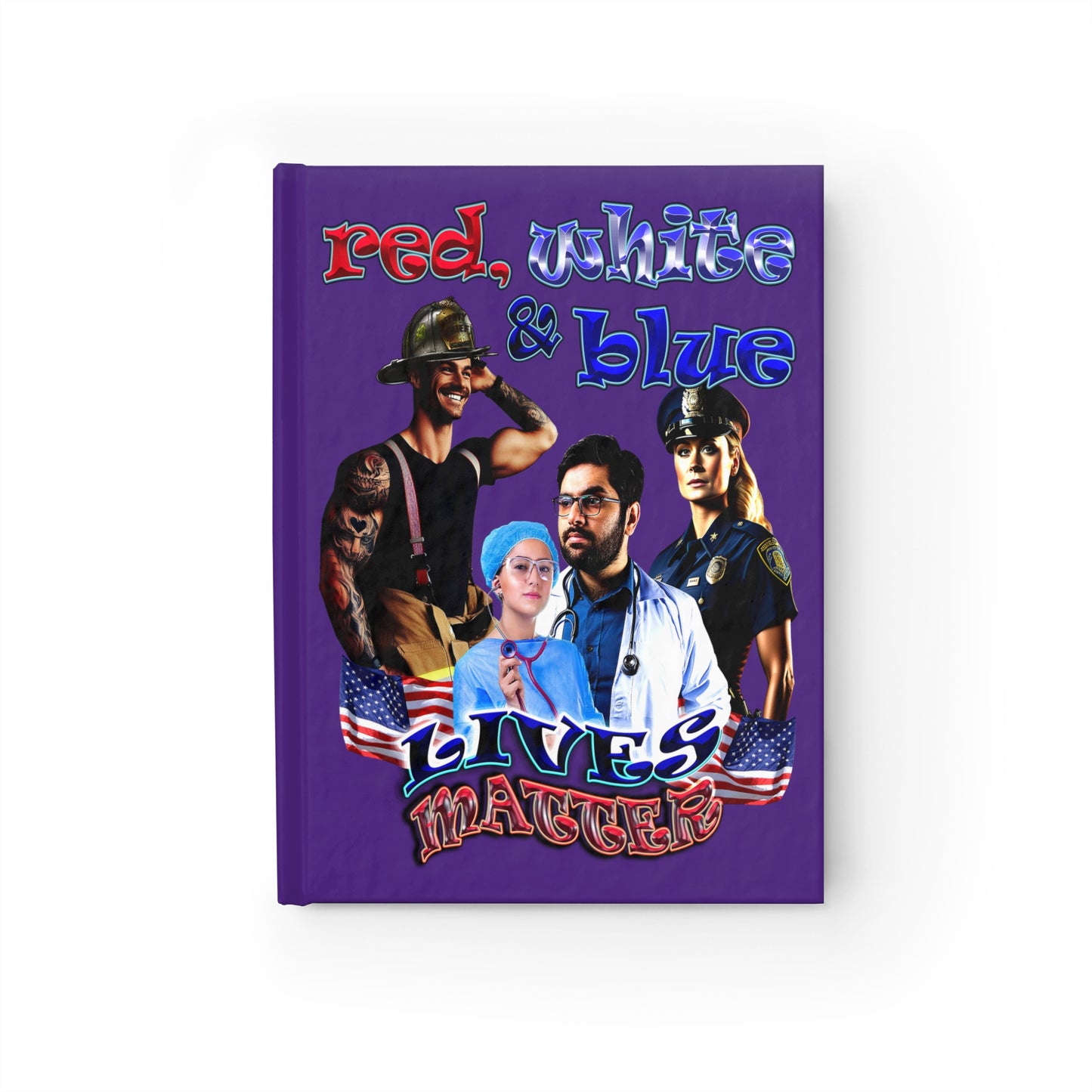 rw&b lives matter - journal-blank (purple)