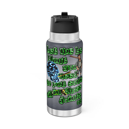 og - Gator Tumbler, 32oz  (brushed nickel)