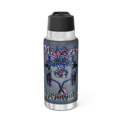 em cee squared - Gator Tumbler, 32oz (grey-light grey)
