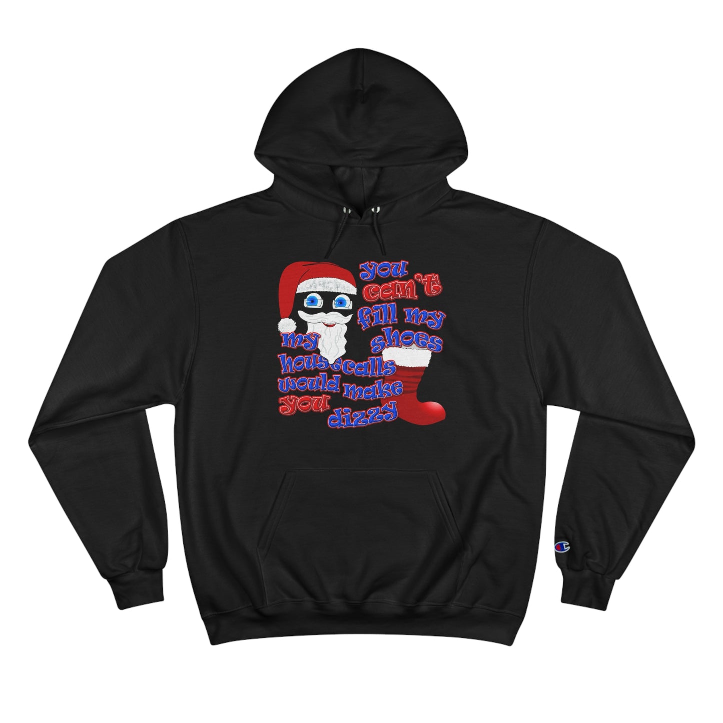 santa's shoes - Champion Hoodie