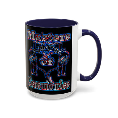 em cee squared - Accent Mug (black)