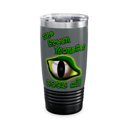 green monster - Ringneck Tumbler, 20oz (dark grey)