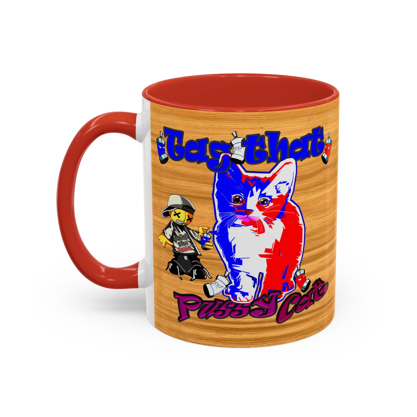 tag that - Accent Mug (butterscotch wood finish)