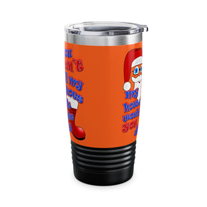 santa's shoes - Ringneck Tumbler, 20oz (orange)