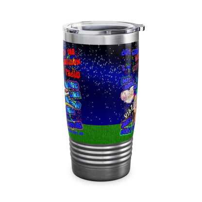 drop the beat - Ringneck Tumbler, 20oz  ('snoops' background)