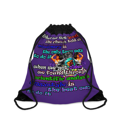 doggystyle - Drawstring Bag (purple)