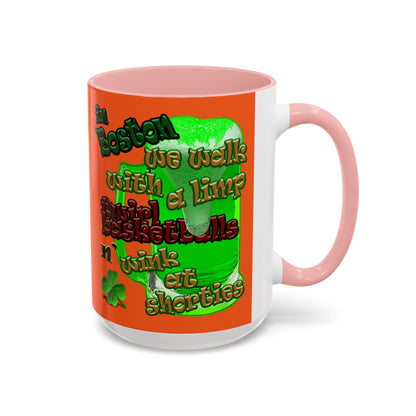 celtics logo - Accent Mug (orange)