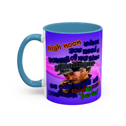 high noon - Accent Mug (purple-pink wave)