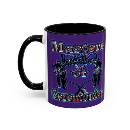 em cee squared - Accent Mug (purple)