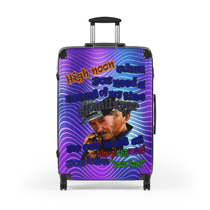 high noon - Suitcase (purple wave)