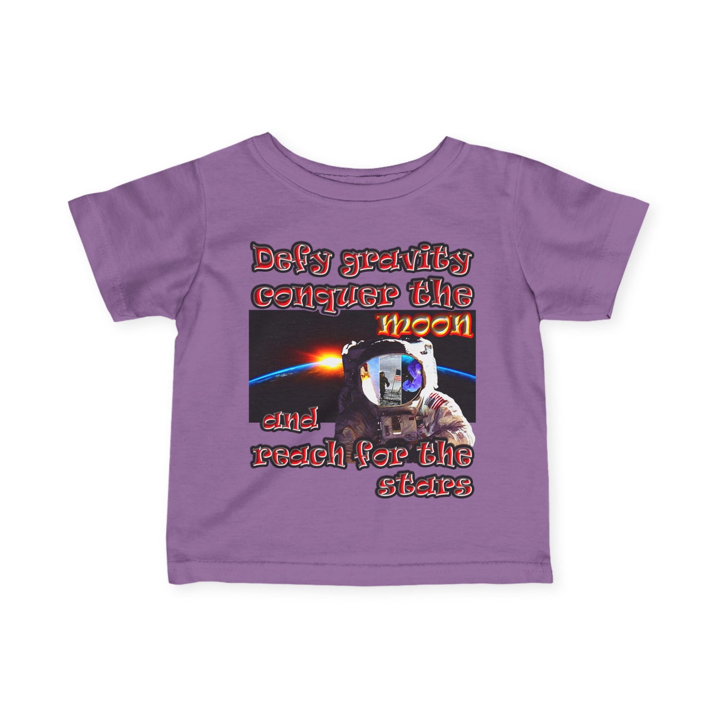 defy conquer reach - Infant Fine Jersey Tee