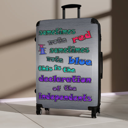 declaration of the independents - Suitcase (brushed nickel)