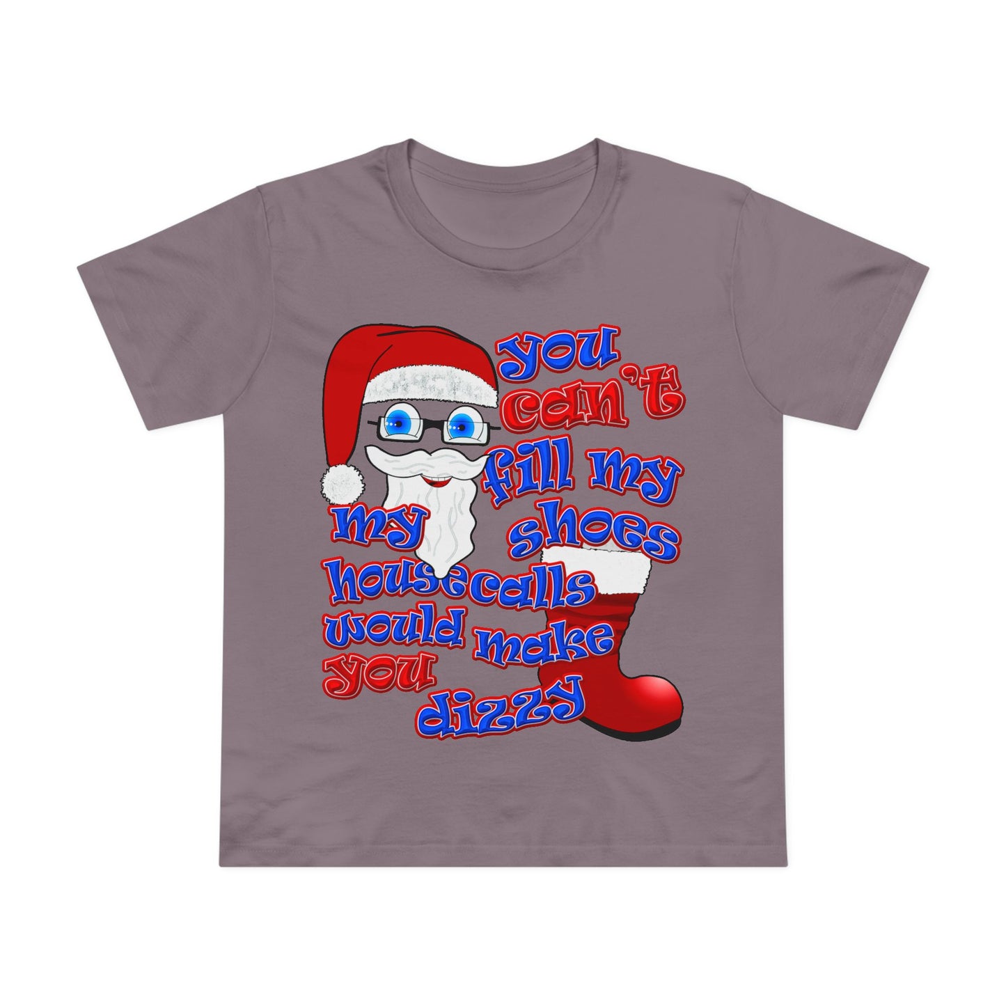 santa's shoes - Women’s Maple Tee