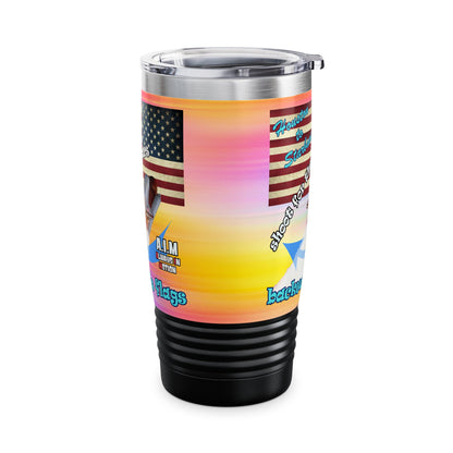 shoot for the stars - Ringneck Tumbler, 20oz (color blur)