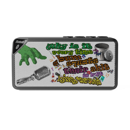 the bum's shit - Jabba Bluetooth Speaker (white)