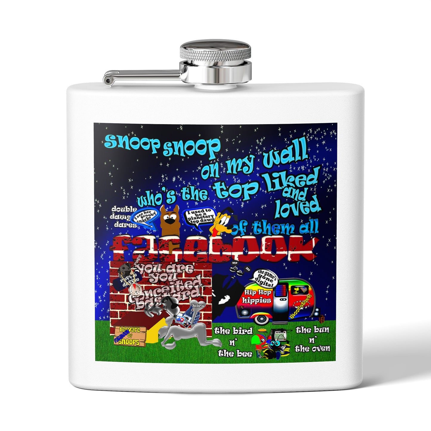 snoops - Stainless Steel Flask
