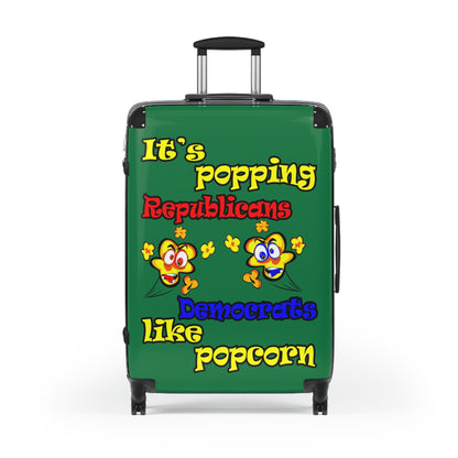 popping like popcorn - Suitcase (dark green)