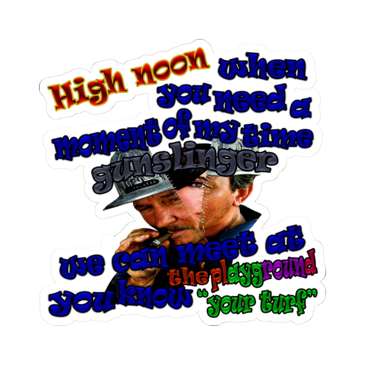 high noon - Kiss-Cut Stickers