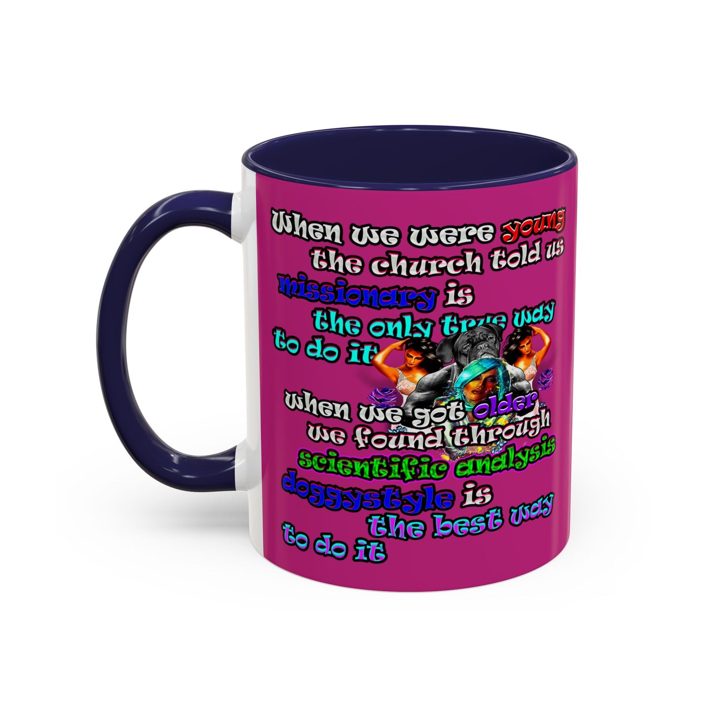 doggystyle - Accent Mug (pink)