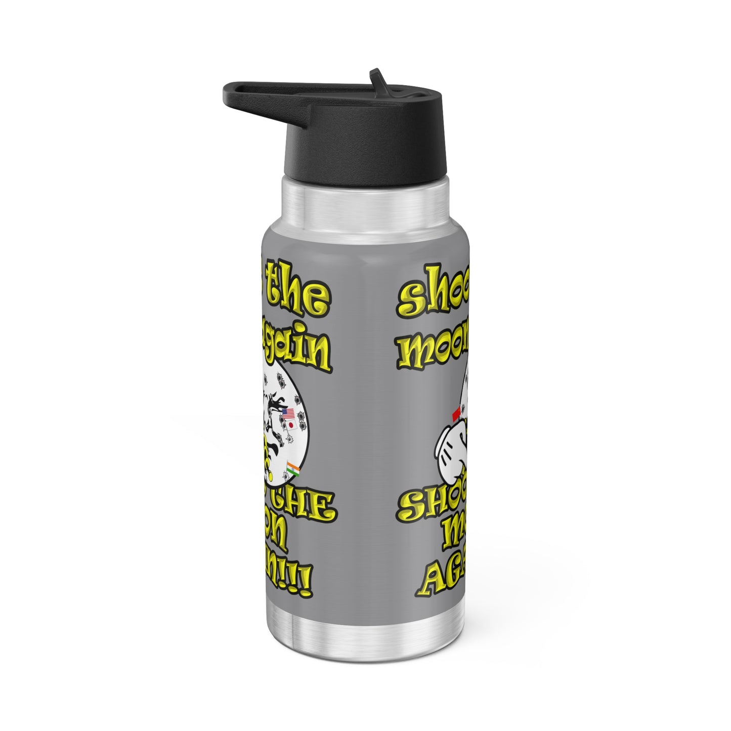 shoot the moon again - Gator Tumbler, 32oz (grey)