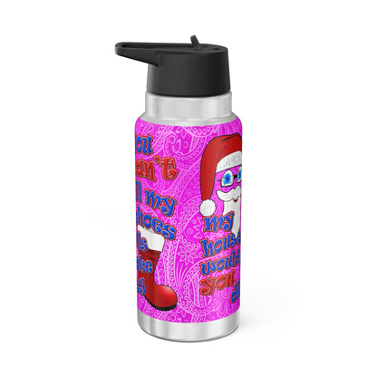 santa's shoes - Gator Tumbler, 32oz  (pink swirl)