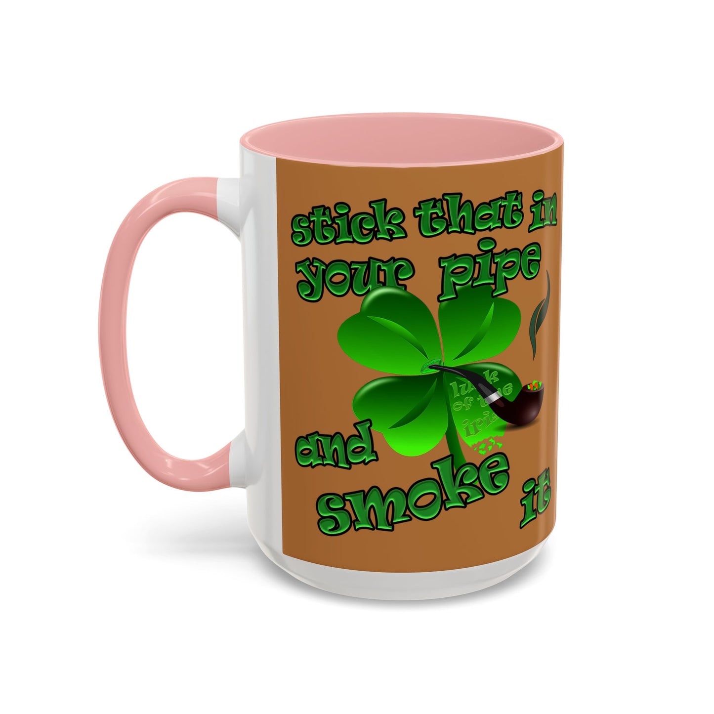 celtics logo - Accent Mug (light brown)