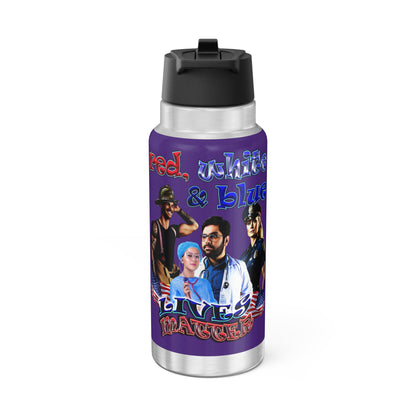rw&b lives matter - Gator Tumbler, 32oz (purple)