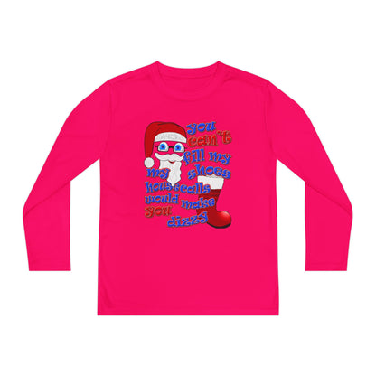 santa's shoes - Youth Long Sleeve Competitor Tee