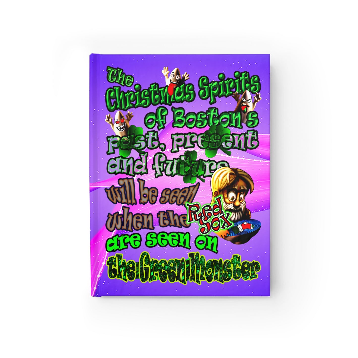 christmas spirits of boston - journal-blank (purple-pink wave)