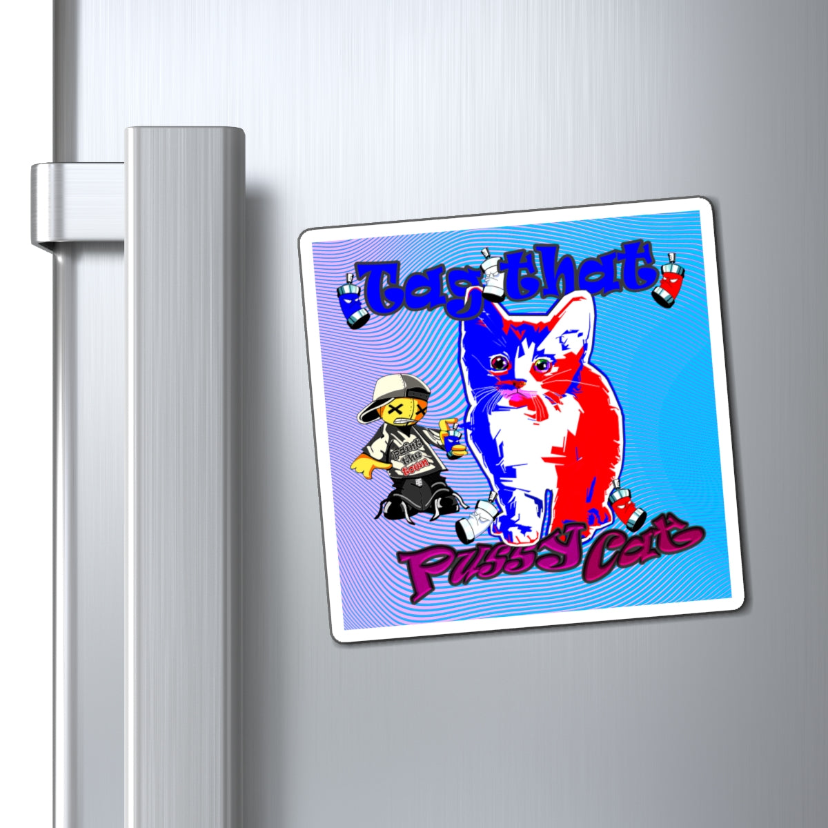 tag that - Magnets - (light blue-purple wave)