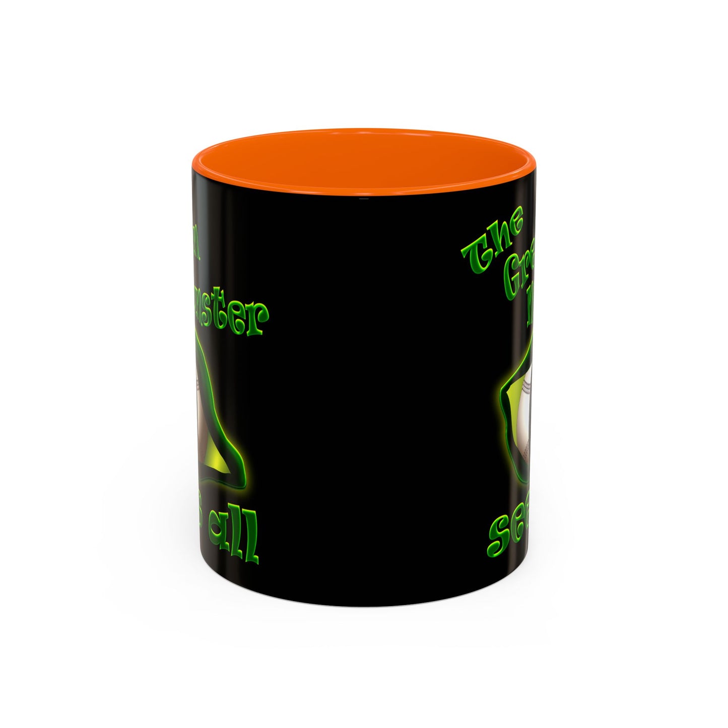green monster - Accent Mug (black)