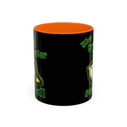 green monster - Accent Mug (black)