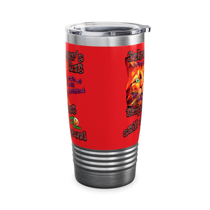 schrodinger's cat - Ringneck Tumbler, 20oz (red)