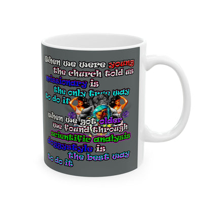 doggystyle - White Mug (dark grey)