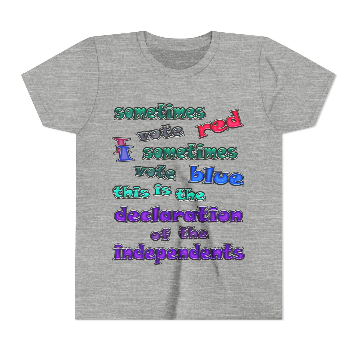 declaration of the independents - Youth Short Sleeve Tee