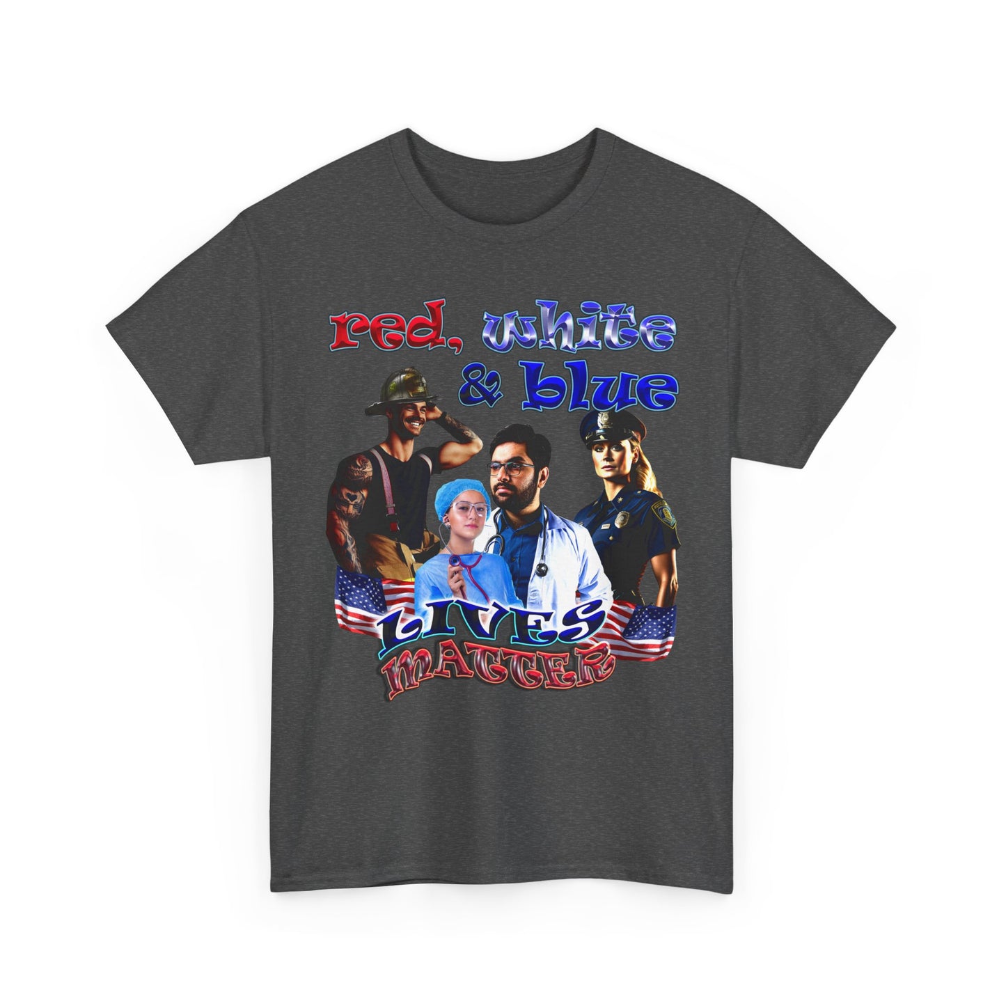 rw&b lives matter - Unisex Heavy Cotton Tee