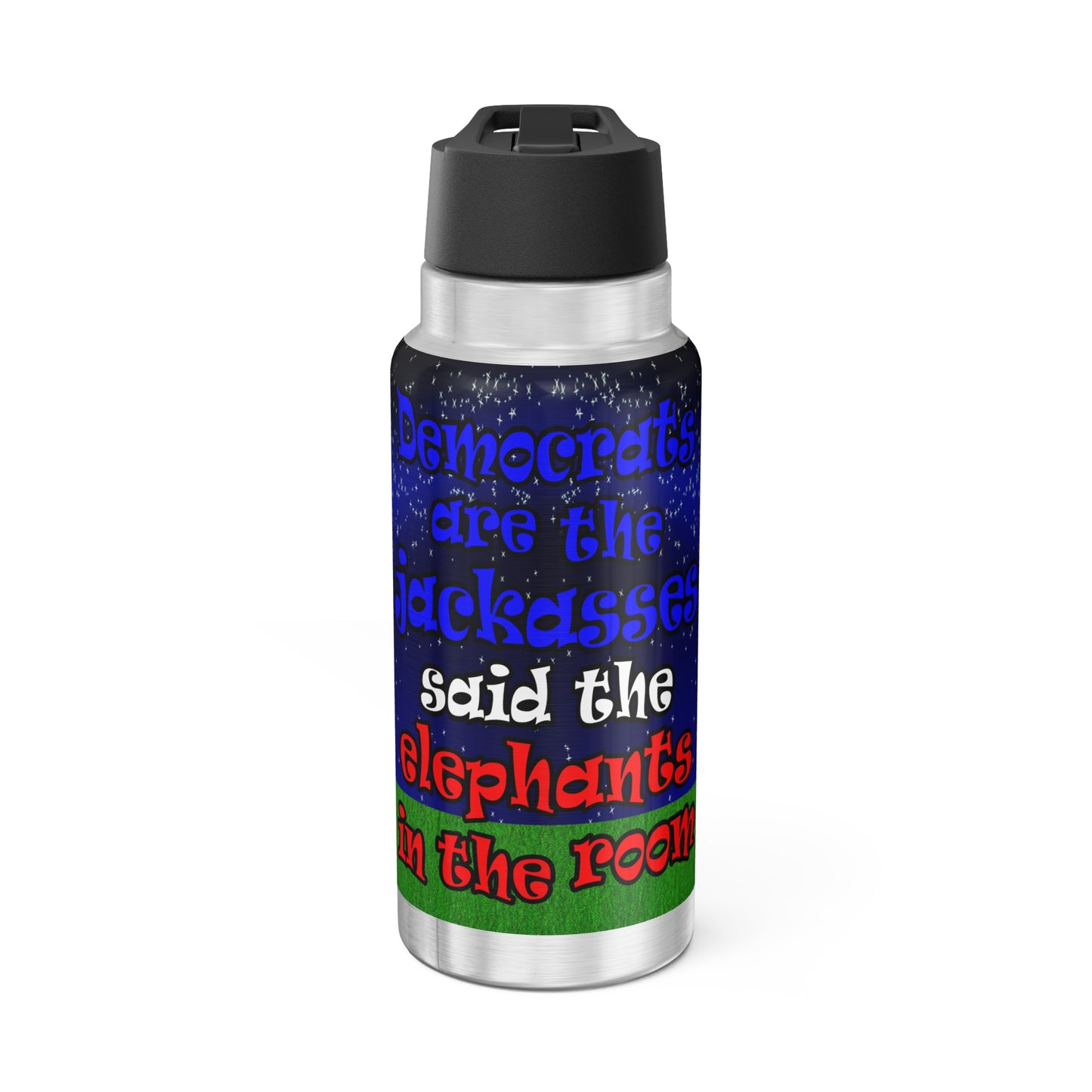 donkeys and elephants - Gator Tumbler, 32oz  ('snoops' background)