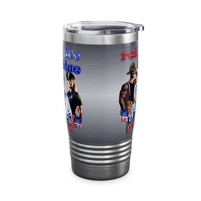 rw&b lives matter - Ringneck Tumbler, 20oz (brushed nickel)