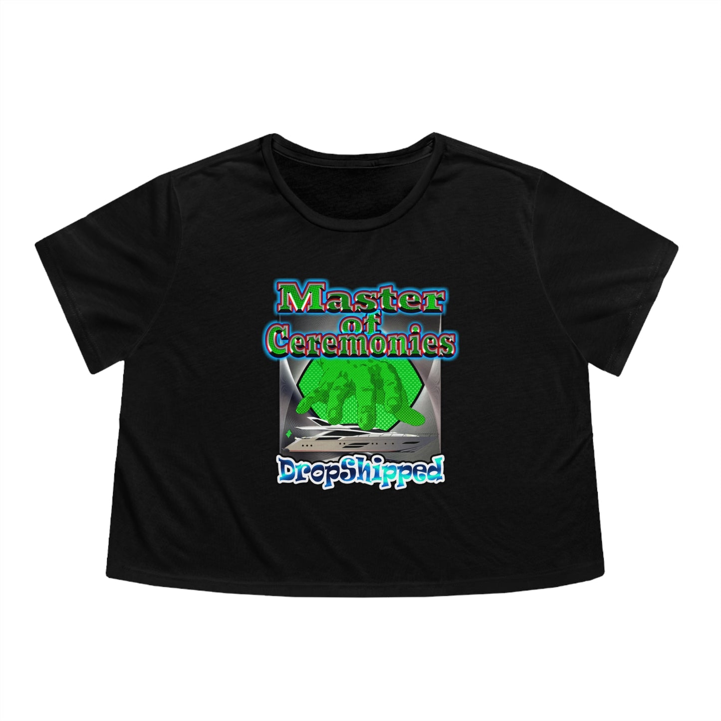 logo - Women's Flowy Cropped Tee