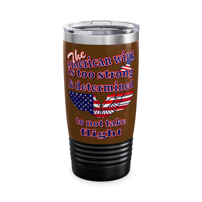 american wing - Ringneck Tumbler, 20oz (brown)