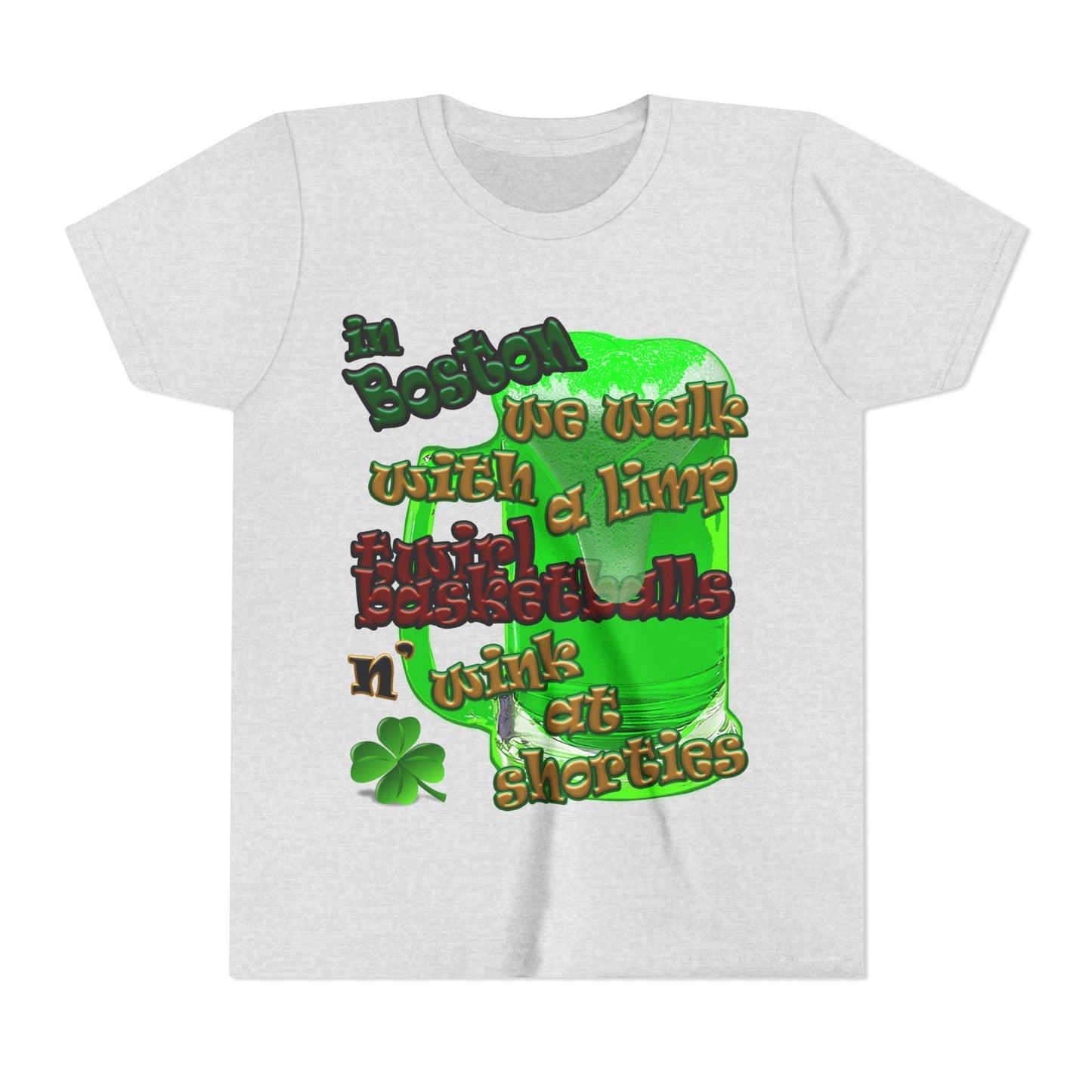 celtics logo - Youth Short Sleeve Tee